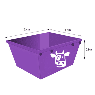 skip bin 3 cubed